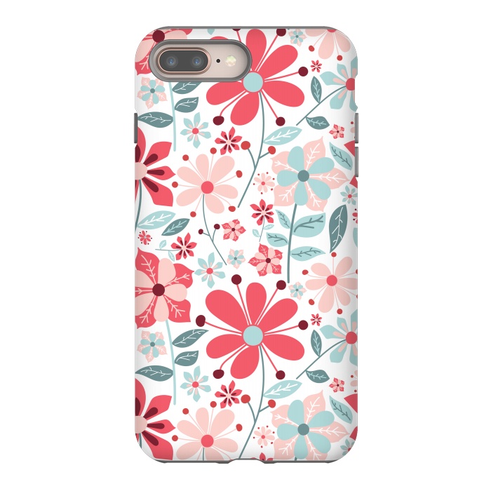 iPhone 7 plus StrongFit Floral Design 124 by ArtsCase
