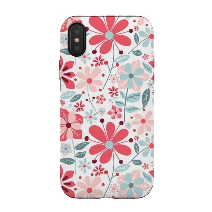 iPhone Xs / X StrongFit Floral Design 124 by ArtsCase