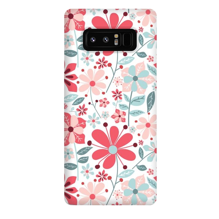 Galaxy Note 8 StrongFit Floral Design 124 by ArtsCase