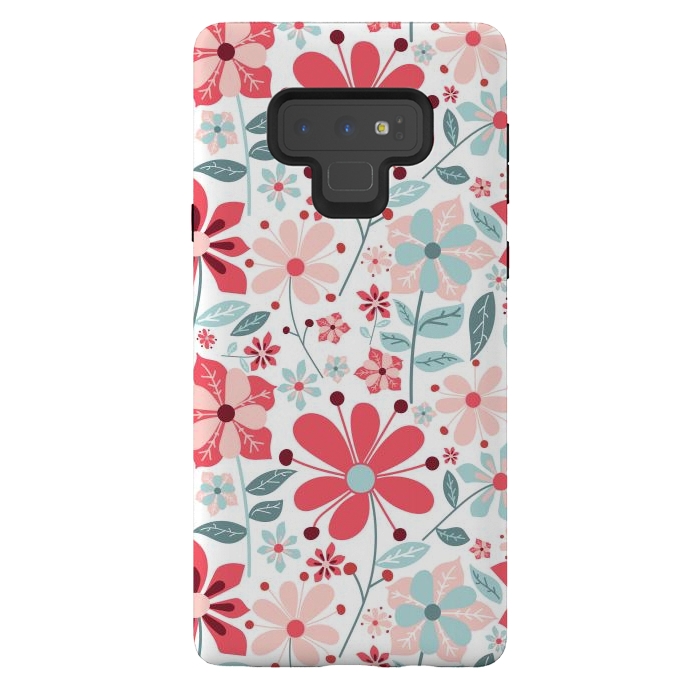Galaxy Note 9 StrongFit Floral Design 124 by ArtsCase
