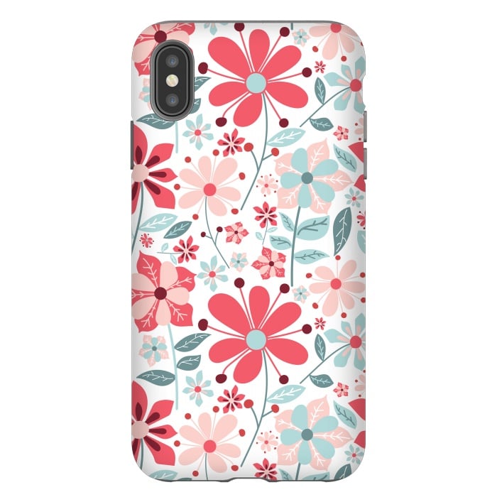 iPhone Xs Max StrongFit Floral Design 124 by ArtsCase
