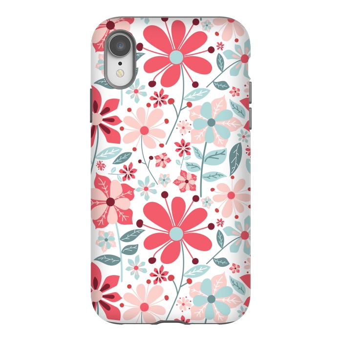 iPhone Xr StrongFit Floral Design 124 by ArtsCase