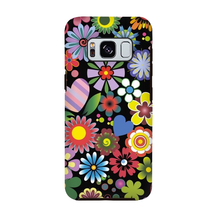 Galaxy S8 StrongFit Floral mix 2 by ArtsCase