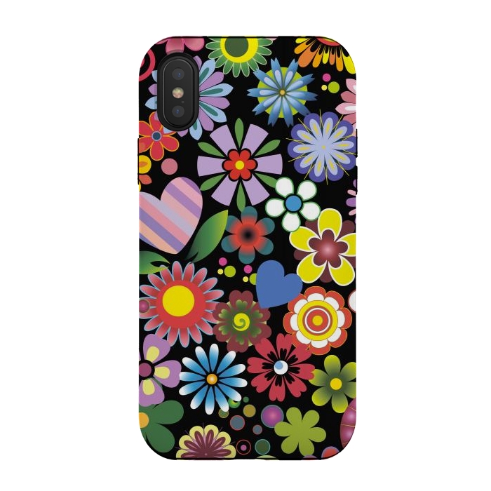 iPhone Xs / X StrongFit Floral mix 2 by ArtsCase