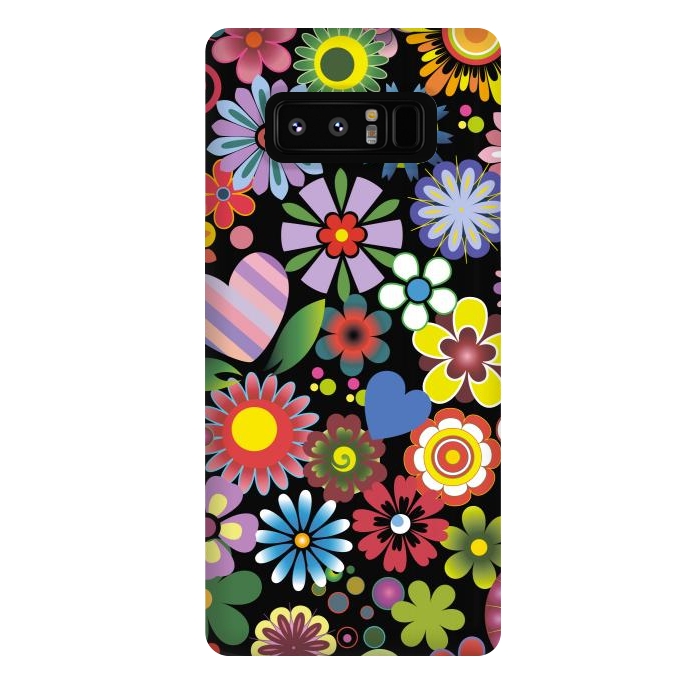 Galaxy Note 8 StrongFit Floral mix 2 by ArtsCase