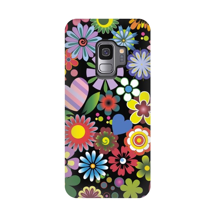 Galaxy S9 StrongFit Floral mix 2 by ArtsCase