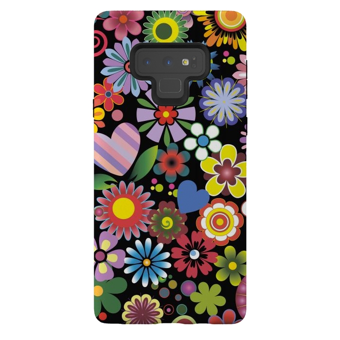 Galaxy Note 9 StrongFit Floral mix 2 by ArtsCase