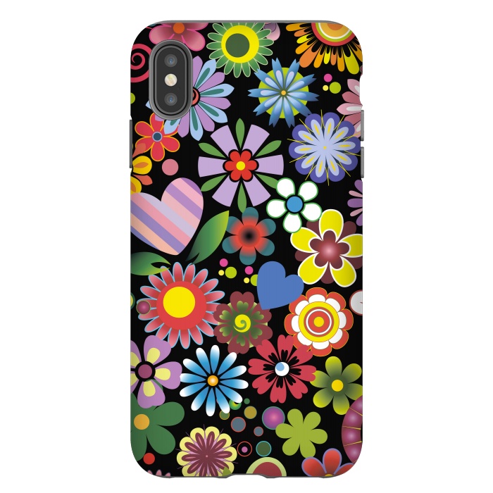 iPhone Xs Max StrongFit Floral mix 2 by ArtsCase