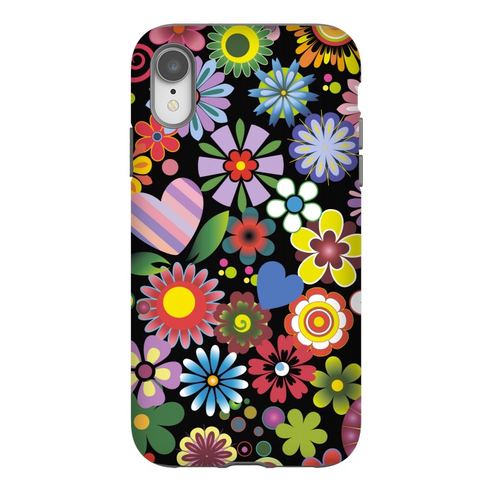 iPhone Xr StrongFit Floral mix 2 by ArtsCase