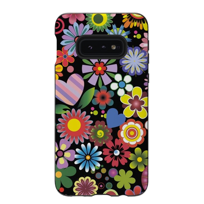 Galaxy S10e StrongFit Floral mix 2 by ArtsCase