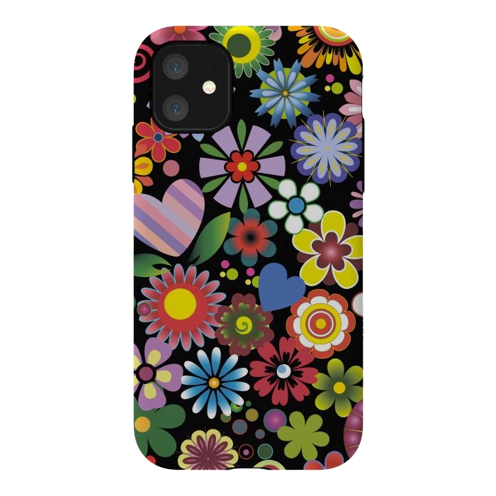 iPhone 11 StrongFit Floral mix 2 by ArtsCase