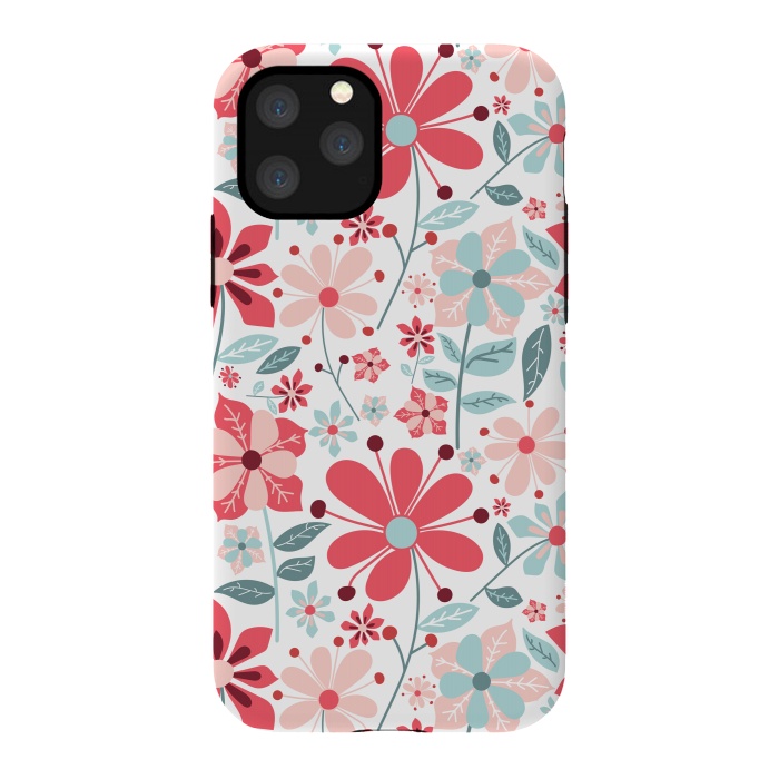 iPhone 11 Pro Max StrongFit Floral Design 124 by ArtsCase