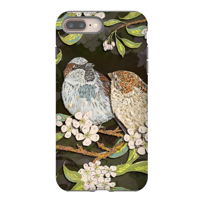 iPhone 7 plus StrongFit Sweet Sparrows by Lotti Brown