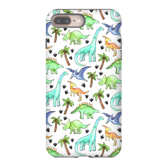 iPhone 7 plus StrongFit Dino-Mite by Tangerine-Tane