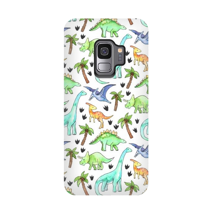 Galaxy S9 StrongFit Dino-Mite by Tangerine-Tane