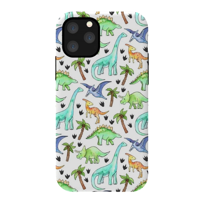 iPhone 11 Pro StrongFit Dino-Mite by Tangerine-Tane