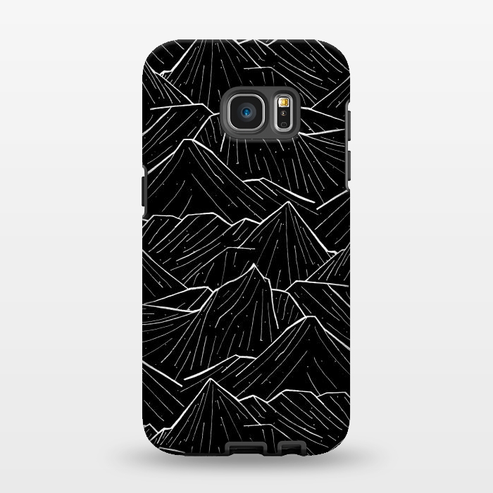 Galaxy S7 EDGE StrongFit The Dark Mountains by Steve Wade (Swade)