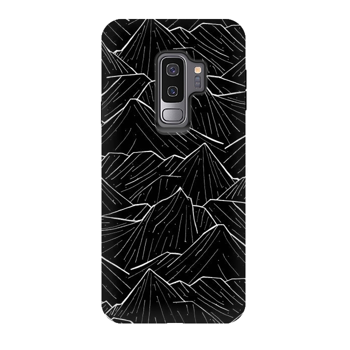 Galaxy S9 plus StrongFit The Dark Mountains by Steve Wade (Swade)