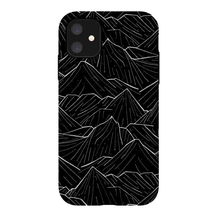 iPhone 11 StrongFit The Dark Mountains by Steve Wade (Swade)