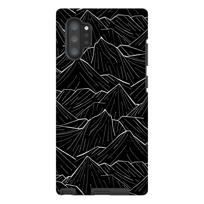 Galaxy Note 10 plus StrongFit The Dark Mountains by Steve Wade (Swade)