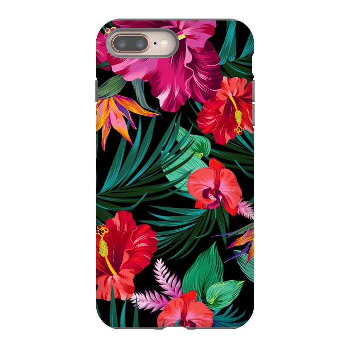 iPhone 7 plus StrongFit Exotic Flowers by ArtsCase
