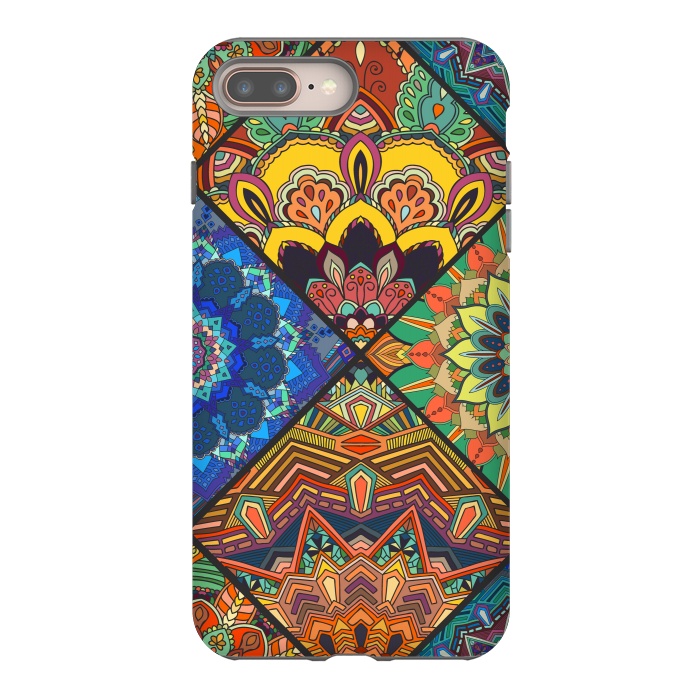 iPhone 7 plus StrongFit Vectorial Eastern Mandala Decoration by ArtsCase