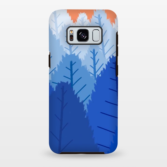 Galaxy S8 plus StrongFit Deep blue forests  by Steve Wade (Swade)