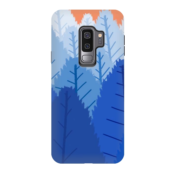 Galaxy S9 plus StrongFit Deep blue forests  by Steve Wade (Swade)