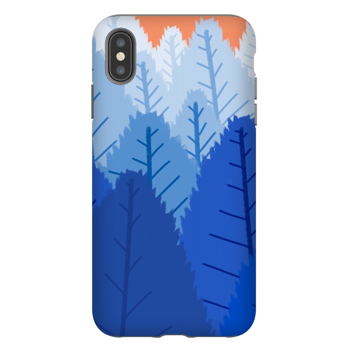 iPhone Xs Max StrongFit Deep blue forests  by Steve Wade (Swade)