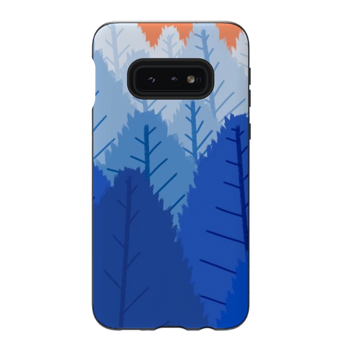 Galaxy S10e StrongFit Deep blue forests  by Steve Wade (Swade)