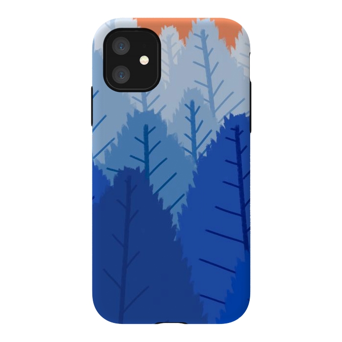 iPhone 11 StrongFit Deep blue forests  by Steve Wade (Swade)