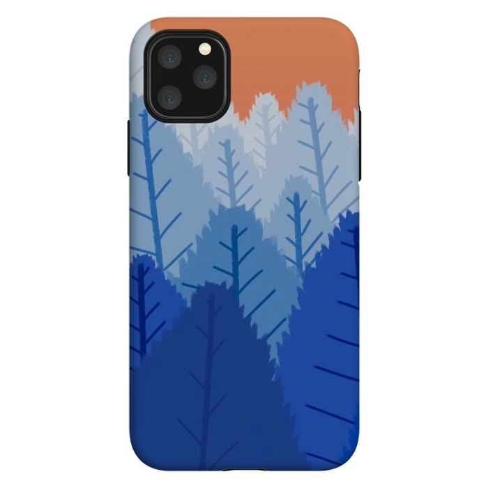 iPhone 11 Pro Max StrongFit Deep blue forests  by Steve Wade (Swade)