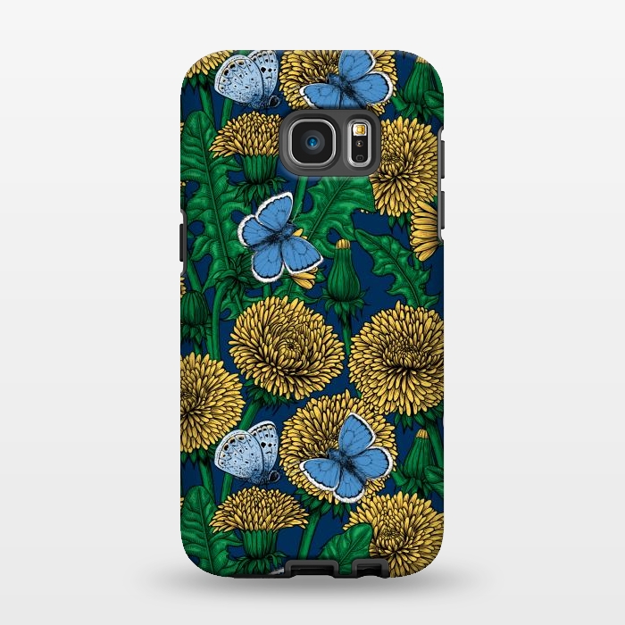 Galaxy S7 EDGE StrongFit Dandelion medow by Katerina Kirilova