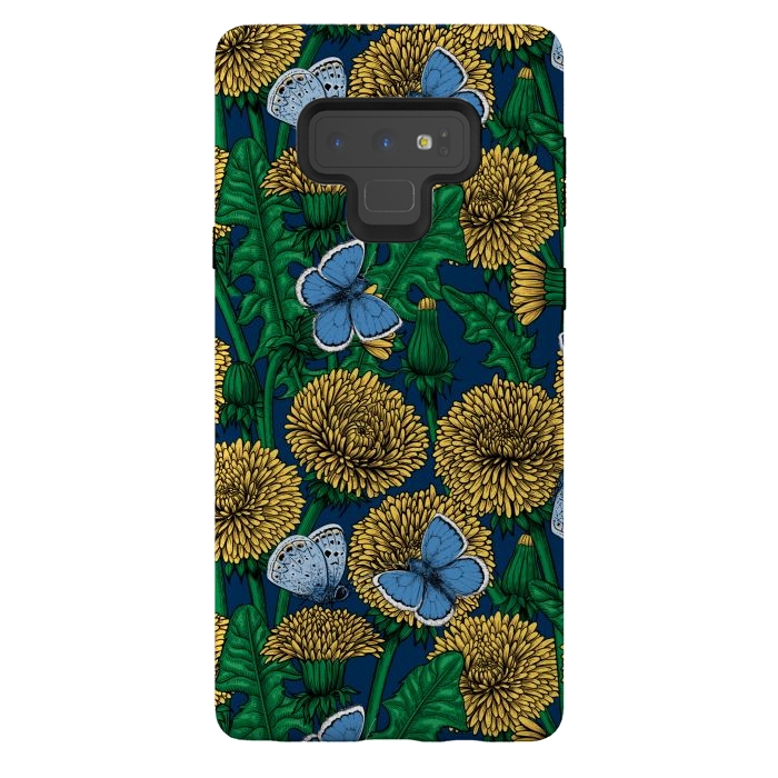 Galaxy Note 9 StrongFit Dandelion medow by Katerina Kirilova