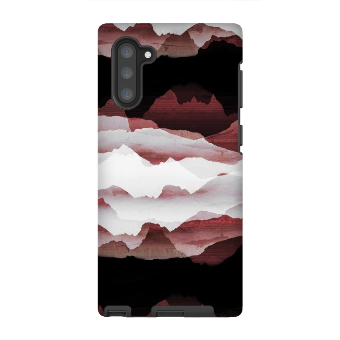 Galaxy Note 10 StrongFit Faded copper mountains by Oana 