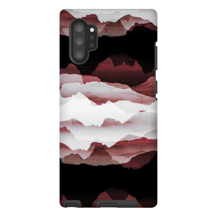 Galaxy Note 10 plus StrongFit Faded copper mountains by Oana 