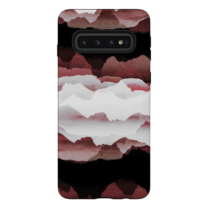 Galaxy S10 StrongFit Faded copper mountains by Oana 