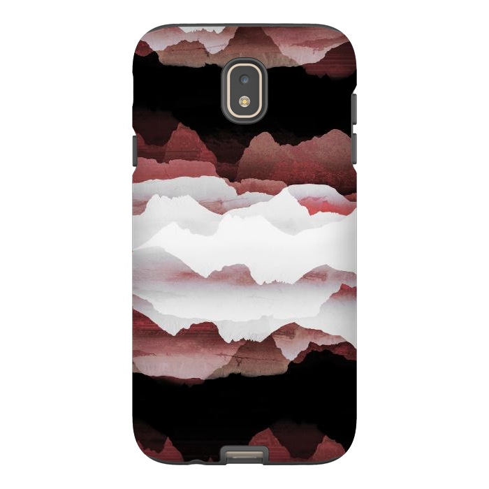 Galaxy J7 StrongFit Faded copper mountains by Oana 