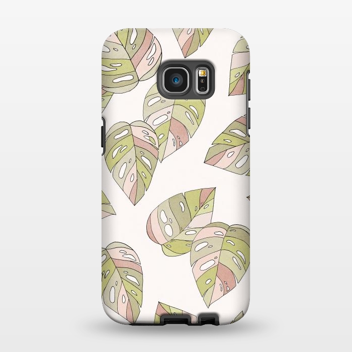 Galaxy S7 EDGE StrongFit Dancing Leaves by Barlena