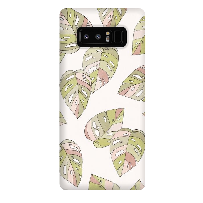 Galaxy Note 8 StrongFit Dancing Leaves by Barlena