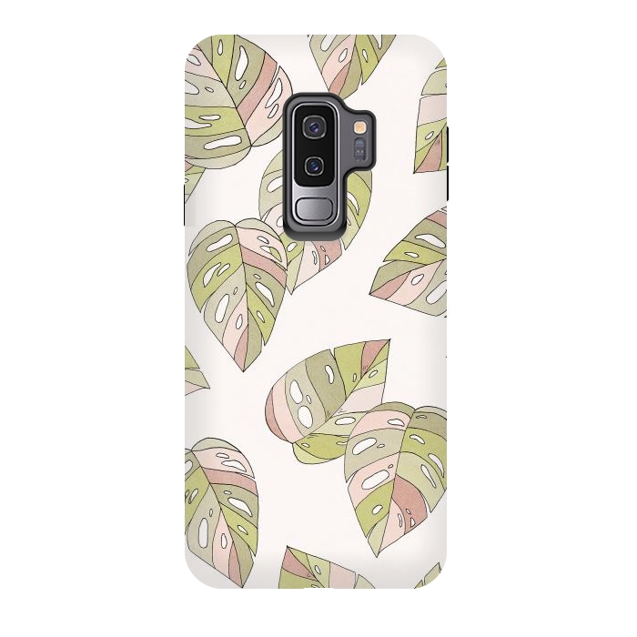 Galaxy S9 plus StrongFit Dancing Leaves by Barlena