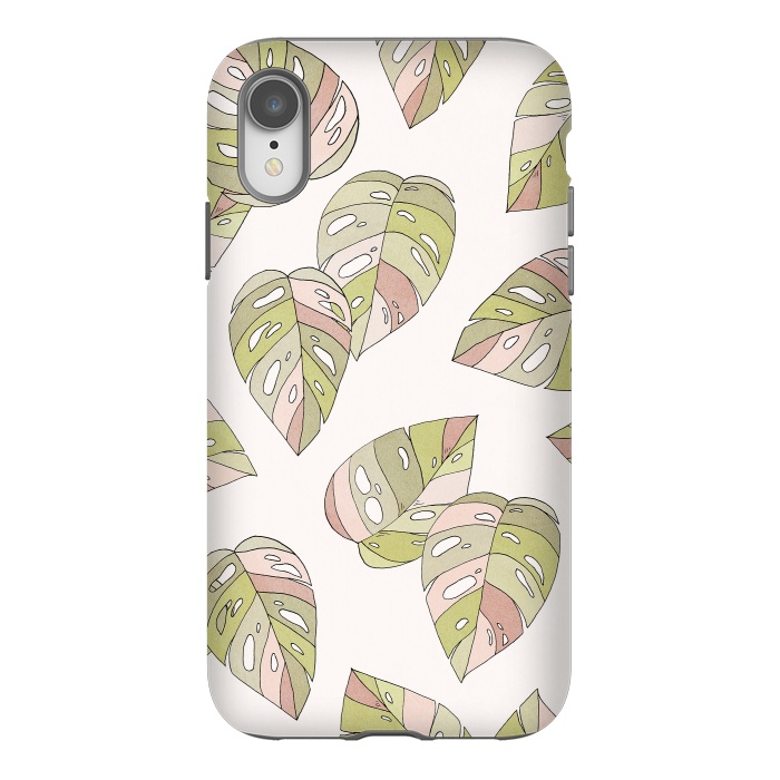 iPhone Xr StrongFit Dancing Leaves by Barlena
