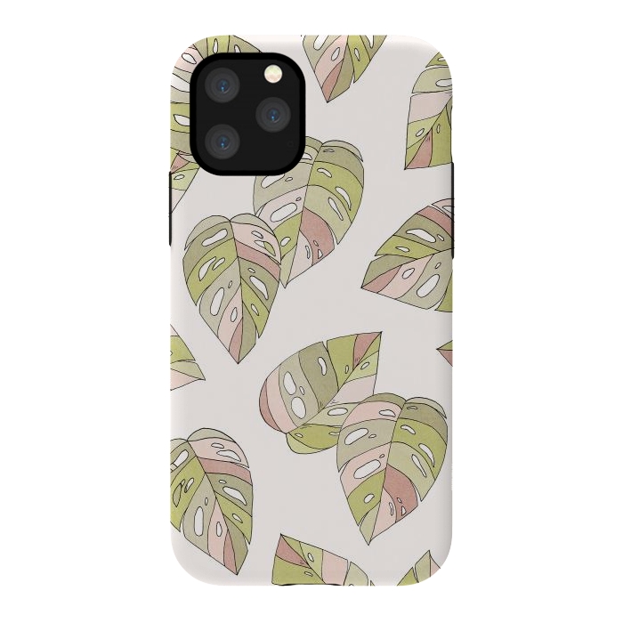 iPhone 11 Pro StrongFit Dancing Leaves by Barlena