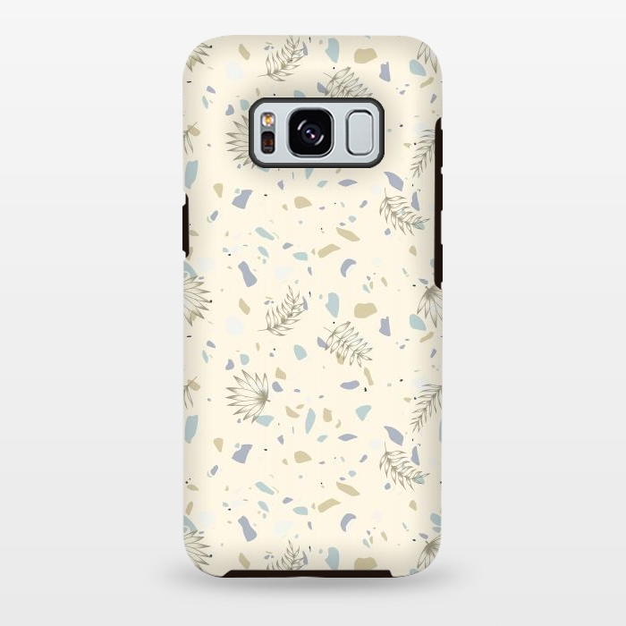 Galaxy S8 plus StrongFit Leaves on Terrazzo by Barlena