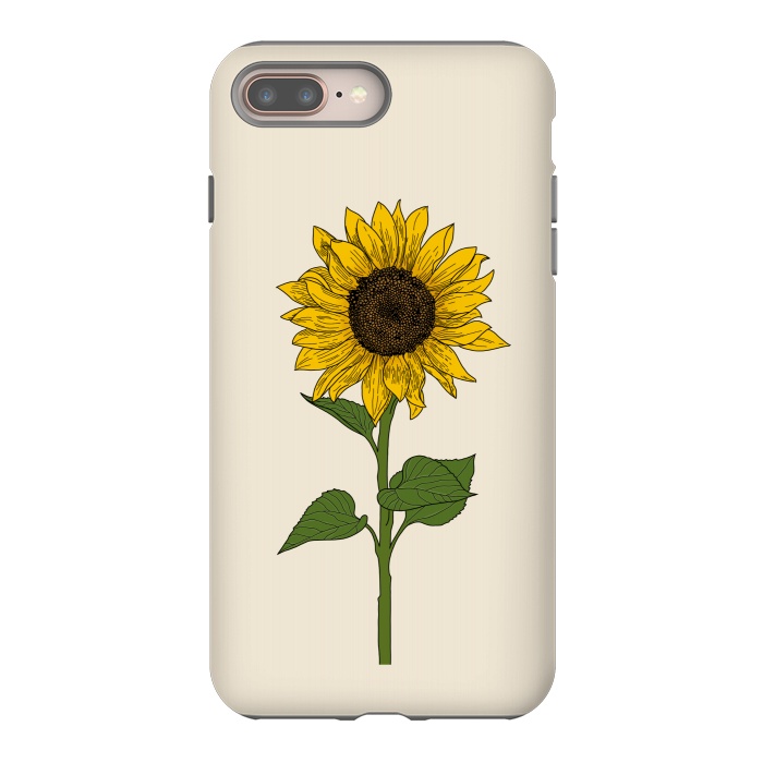 iPhone 7 plus StrongFit Sunflower by Jms