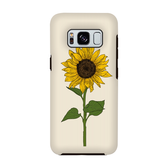 Galaxy S8 StrongFit Sunflower by Jms