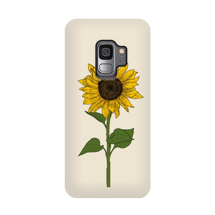 Galaxy S9 StrongFit Sunflower by Jms