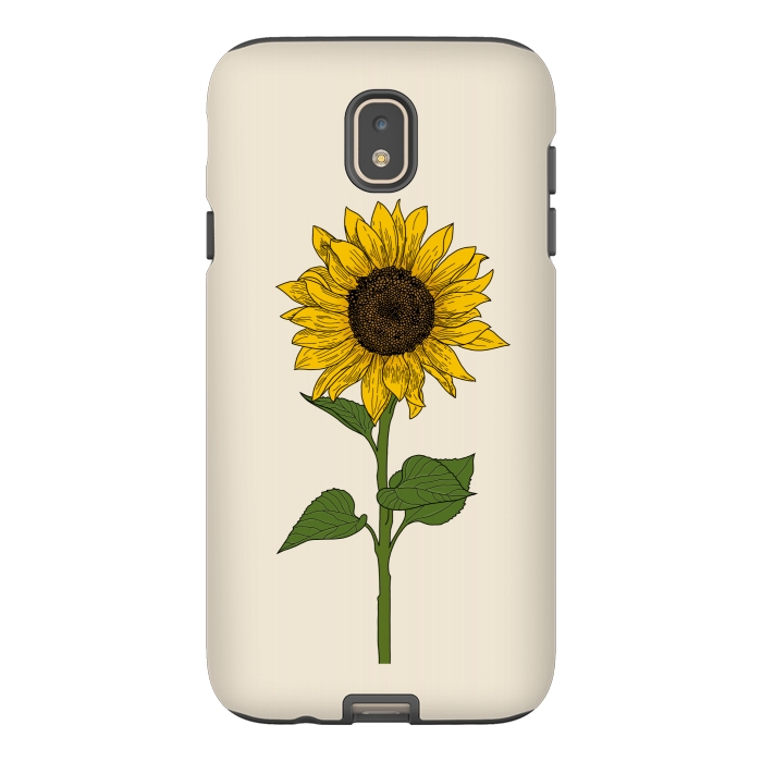 Galaxy J7 StrongFit Sunflower by Jms