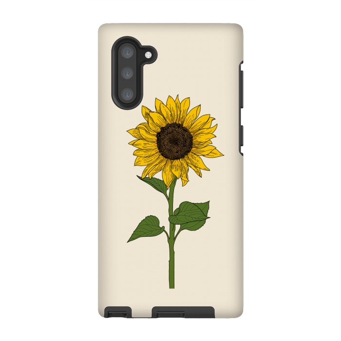 Galaxy Note 10 StrongFit Sunflower by Jms