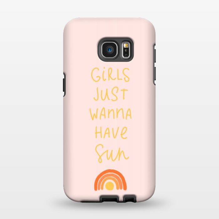 Galaxy S7 EDGE StrongFit girls just wanna have sun by Alena Ganzhela